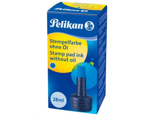 Tinta para carimbos pelikan 4k frascos 28 ml azul , Pelikan , 69836 , 4012700351210